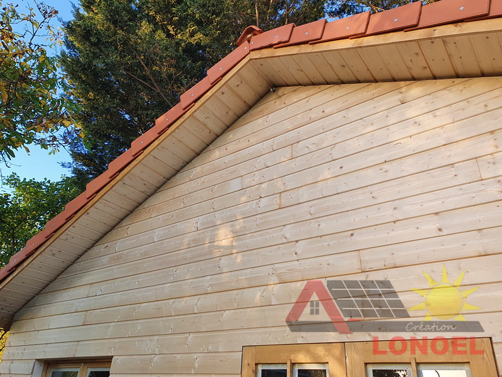 Dessous de toit avec grille anti-rongeur et ventilation haute